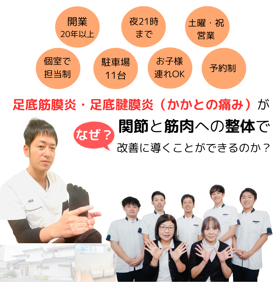 足底筋膜炎・足底腱膜炎