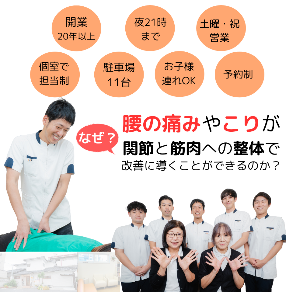 なぜ数年悩んでいた腰痛が当院の施術で改善するのか?
