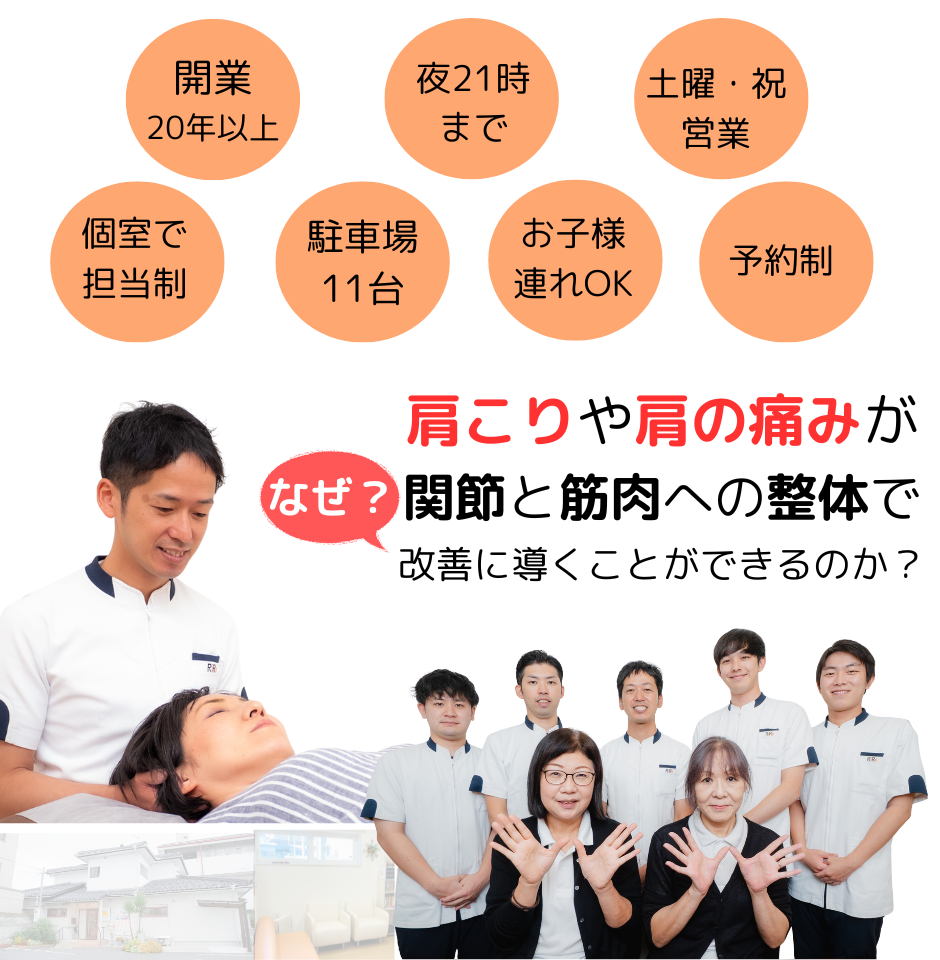 なぜマッサージに行っても改善しない、頭痛を伴うほどの肩こりが当院の施術で改善するのか？