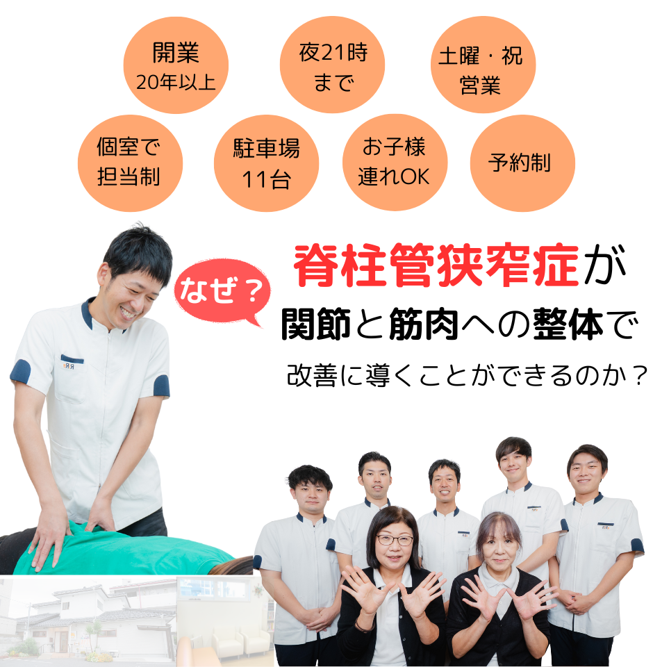なぜ病院では手術しかないと言われた脊柱管狭窄症が当院の施術で改善するのか?
